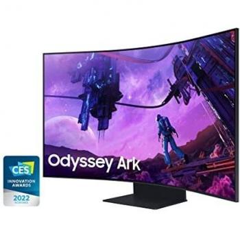 Samsung Odyssey Ark S55BG970NU 55 Curved Gaming Smart Monitor 4K UHD 1ms 165Hz VA Panel Smart TV Multimedia Black