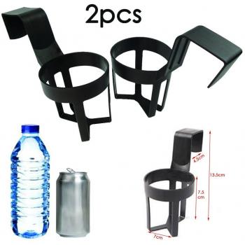 Soportes para vasos, botellas y bebidas en general JJOnlineStore con montaje sobre puerta de coche, furgoneta o camión, 2 unidades