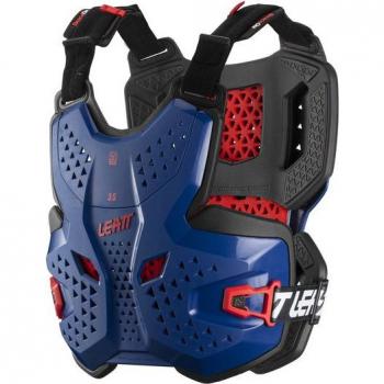 Leatt Chaleco de Protección 3.5 Rojo - Peto de ciclismo, cortavientos, un tamaño