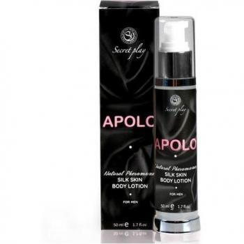 SECRETPLAY APOLO LOCION PIEL DE SEDA PARA HOMBRES 50 ML
