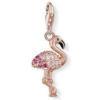Thomas Sabo - Colgante de Mujer Flamenco Charm Club, Plata de Ley 925, Plateado