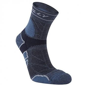 Calcetines Cortos para Correr Hilly Trail con Máxima Amortiguación - Azul Marino