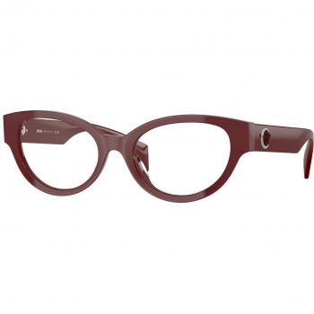 Versace VE3361U 5487 Women’s Eyeglasses Burgundy Size 53 (Frame Only) - Blue Light Block Available