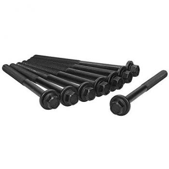 Juego de tornillos de culata AJUSA 81050600 - Incluye tornillos de alta resistencia para la instalación segura de culatas en motores, fabricados con materiales duraderos y resistentes a la corrosión, diseñado específicamente para garantizar un ajuste