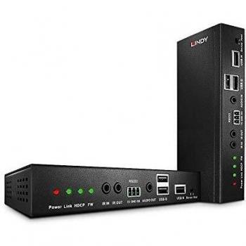 Extensor KVM HDMI 4K 2.0 y USB 2.0 de 100m con tecnología HDBaseT 2.0 - Video, Audio e Infrarrojos