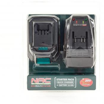 NAC Zestaw Ładowarka i Akumulator 20V 2Ah B-20-BC-Li