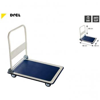Carro de Almacenaje 4 Ruedas 870x570mm Capacidad 300kg Plataforma 90x60cm