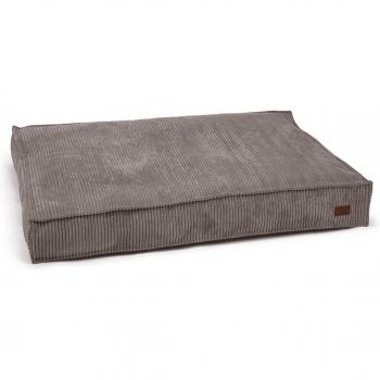 Colchón Ribbed Marrón para Perros 120x80x15 cm
