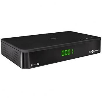 Philips TNT Fransat Connect DSR3331F - Receptor de TV HD por satélite, TDT, Negro