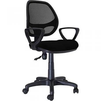 Sillón Ejecutivo Perforado Negro New Manager 1 PZ