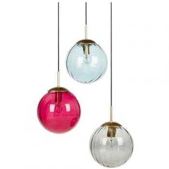 Lámpara Colgante Moderna Glamour Multicolor de Metal, Hierro y Vidrio Kangaroo