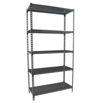Estantería Metálica SimonRack Antracita, 5 Baldas Ajustables, Soporta 180 kg por balda, Dimensiones 1800x900x500 mm