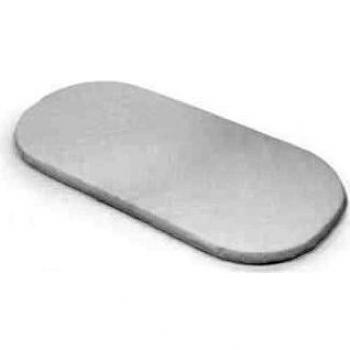 Cambrass Liso E - Colchón de Espuma para Moisés, Dimensiones 35.5 x 79.5 x 3.5 cm, en Blanco