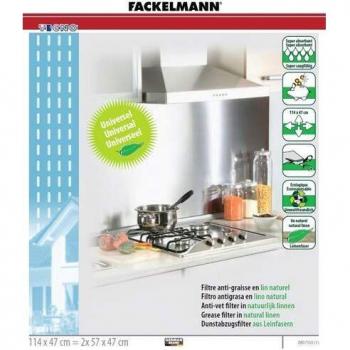 Filtro para extractor de cocina de lino natural Fackelmann 114 x 47 cm ref. 0807350