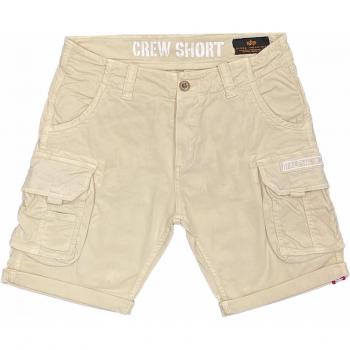 Alpha Industries Men's Casual Cargo Shorts Jet Stream White W32