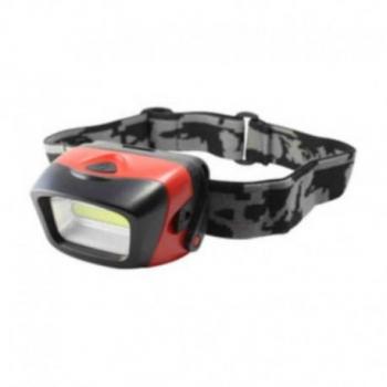 Linterna frontal de alta potencia con LED COB de 3W y alto brillo, ideal para pesca, deportes al aire libre y con 3 posiciones de luz