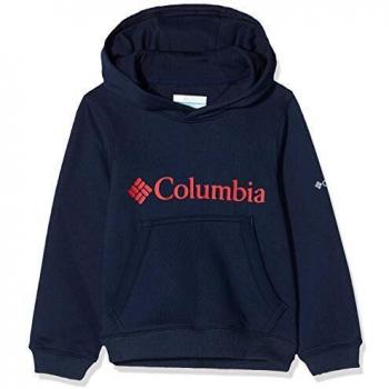 Columbia CSC Basic Logo Youth Sudadera con Capucha, Niños, Azul Marino, XX-Small