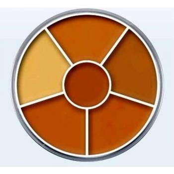 Kryolan Concealer Circle No. 1 - Creamy Full Coverage Concealer Palette 40g