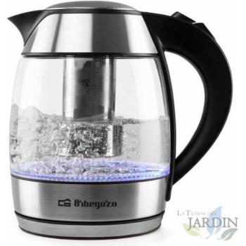 Hervidor de Agua de Cristal 1.8L 2200W con Jarra Graduada