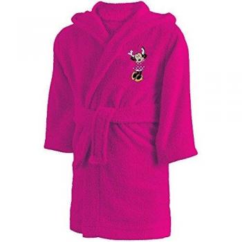 CTI 043754 Minnie - Albornoz de algodón para niña 2/4 años, Rosa
