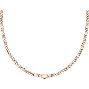 Collar La Petite Story Mod. LPS10ASD10 - Love de acero oro rosa