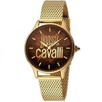 Just Cavalli Womens Analogue Classic Quartz Watch with Stainless Steel Strap JC1L032M0115