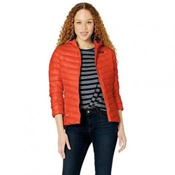 Helly Hansen Verglas Hooded Down Insulator Chaqueat De Pluma, Mujer, Tomate, L