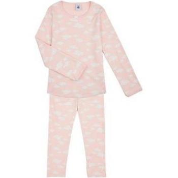 Petit Bateau - Pijama infantil de algodón con estampado de corazón MANOEL para niña