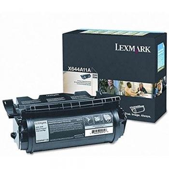Lexmark X644A11E Black Toner Cartridge - High Yield, 10,000 Pages