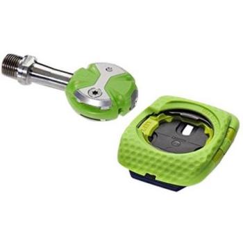 Speed play zero titanio juego de pedales incluye ballena kable cleats max 85kg 61060pedales verde uni