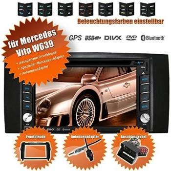 2DIN Auto Radio Creatone V de 336dg para Mercedes Vito W639 