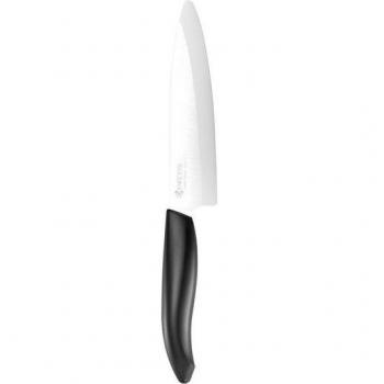Kyocera FK-130WH Cuchillo Fileteador de Cerámica con Mango Negro, 13 cm
