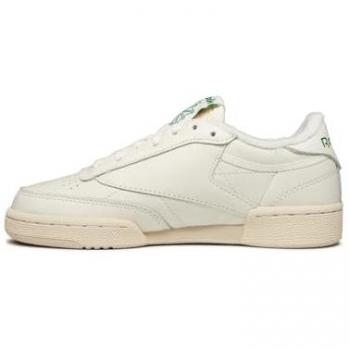 Reebok Club C 85 Vintage Zapatillas Deportivas blancas crema verdes para mujer - Talla 36