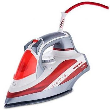 Mellerware - Plancha de Ropa 3000W | 180 g/min Golpe Vapor | Calentamiento Rápido | Suela Cerámica | Antiadherente | Sistema Antical y Antigoteo |Función Spray | Vapor Vertical | Depósito 360ml