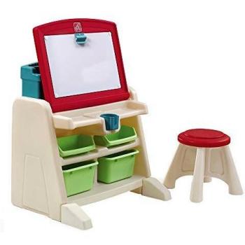 Flip & Doodle Art Easel Desk with Stool