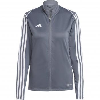 Chaqueta de fútbol adidas Tiro 23 League mujer, ligera, con cierre completo, capucha ajustable, bolsillos laterales con cremallera, diseño moderno y cómodo para entrenamiento y uso diario