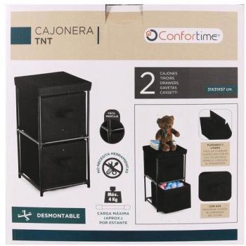 CAJONERA TNT 2 CAJONES 30X30X59CM CONFORTIME