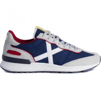 Zapatillas deportivas de hombre MUNICH DYNAMO 42 azul marino-gris, modelo 8700042