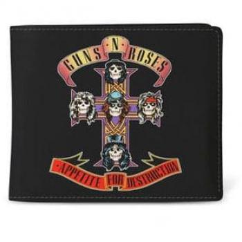 Guns N' Roses Appetite For Destruction Bi-Fold Wallet - Black Unisex Accessory