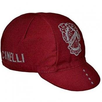 Cinelli - Gorra unisex (talla única), color rojo