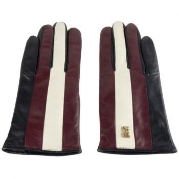 Cavalli Class Elegant Chic Red Lambskin Leather Gloves - Size 7.5/S