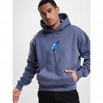 Mister Tee Le Papillon Heavy Oversize Hoodie - Vintage Blue