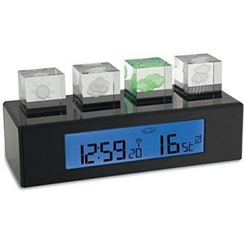 TFA 35.1110 Crystal Cube - Reloj y estación meteorológica