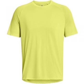 Camiseta de Manga Corta Under Armour Tech Reflective Amarillo XS Regular Hombre