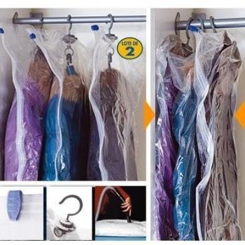 JOCCA - Funda Ropa Vacio+Colgador 2 U. Jocca 60X100 Cm
