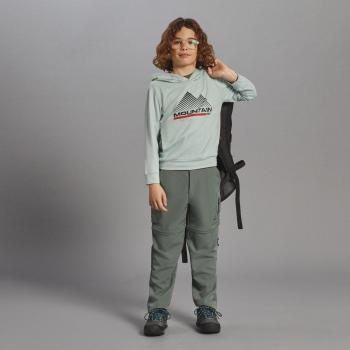 Mountain PRO - Sudadera de montaña para niño con tejido transpirable, capucha ajustable, bolsillo frontal tipo canguro y diseño ligero ideal para actividades al aire libre