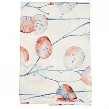 Mantel antimanchas Anouk Vinthera estampado vegetal 140x140cm rojo/azul multicolor