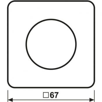 JUNG CD 1740 WW Dimmer Knob Cover Plate - Cream White Duroplast