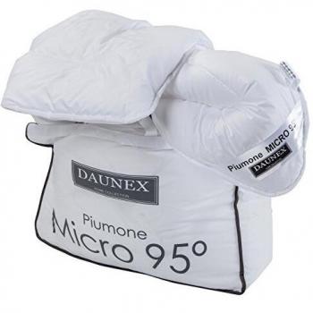 Daunex Micro 95° Light Edredón, Poliéster, Microfibra, Blanco, Tamaño Individual 155 x 200 x 2 cm