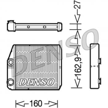 Radiador de calefacción DENSO DRR09035 para FIAT Ducato, intercambiador de calor, calefacción interior